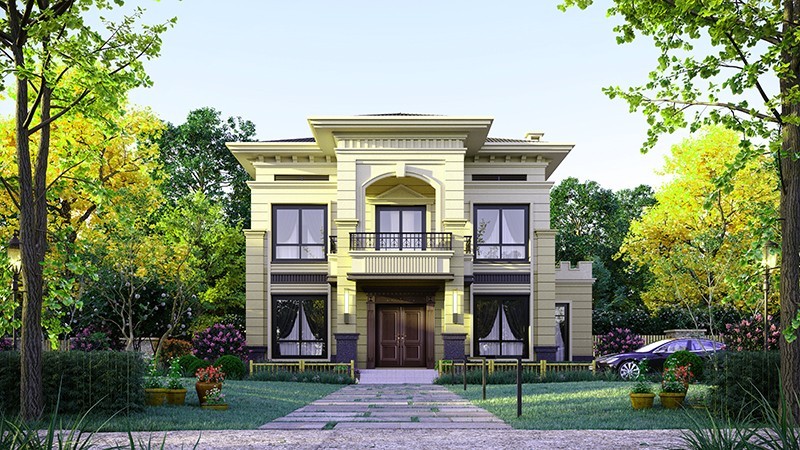 大邑中式合院住宅，开放庭院与邻里乡亲更亲近